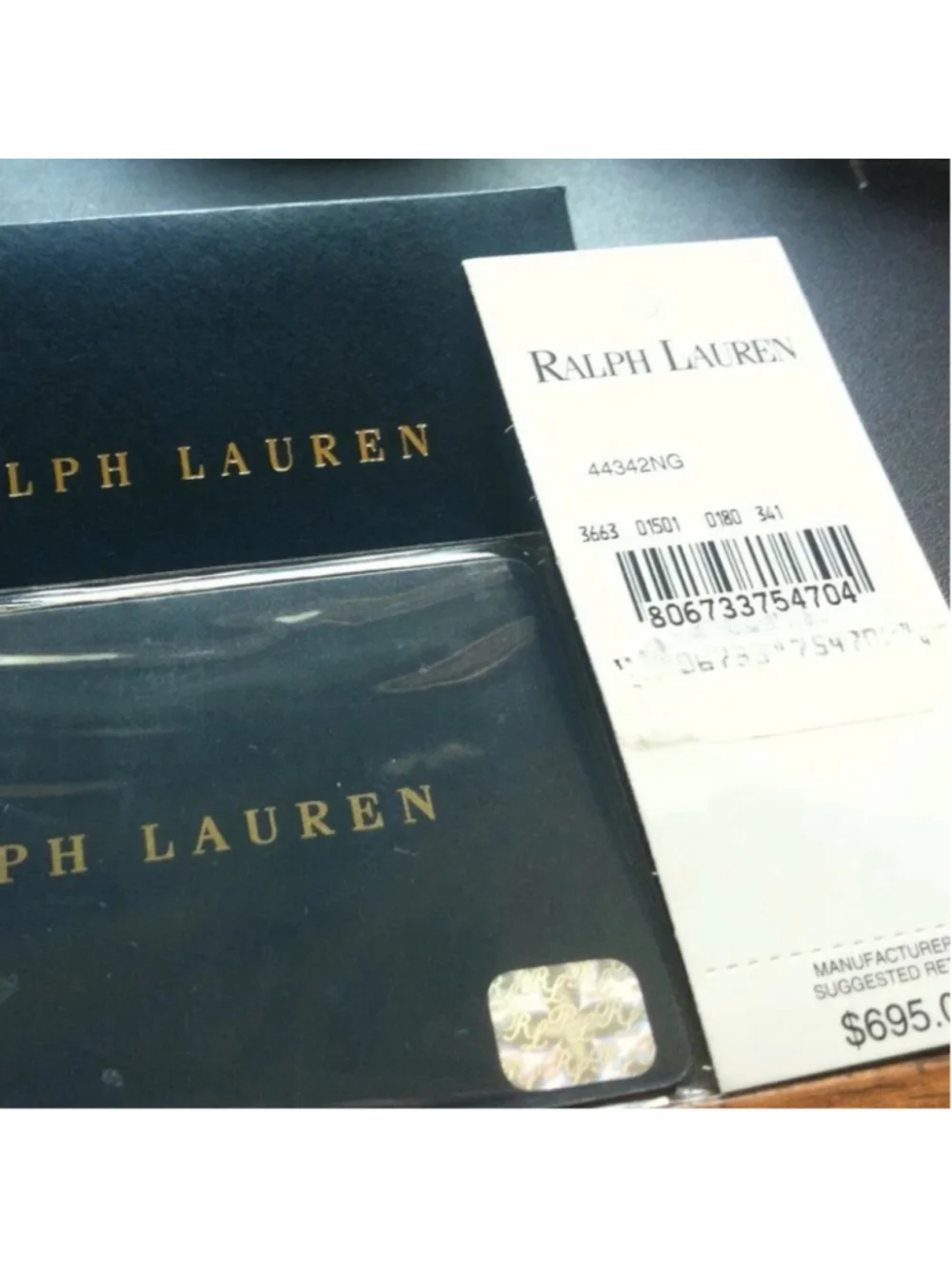 RALPH LAUREN Black Watch Plaid Crossbody Computer Messenger Tote Bag Vintage
